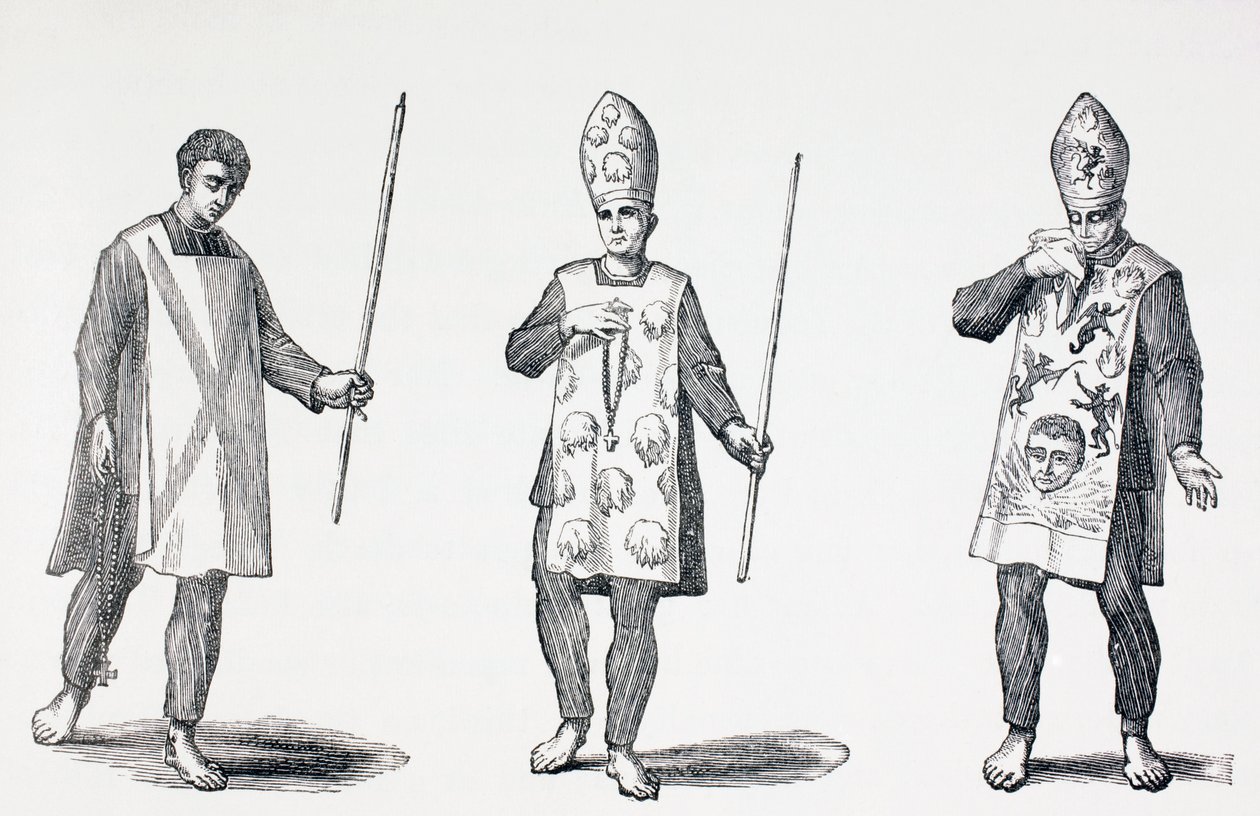 Sambenitos indossati dai penitenti dell