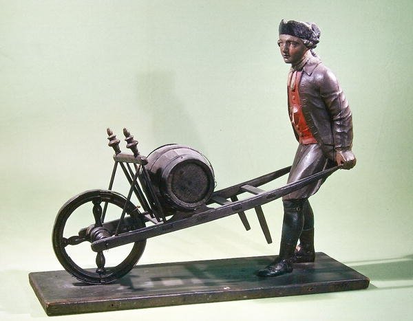 Venditore di aceto con il suo carretto, 1757 da French School