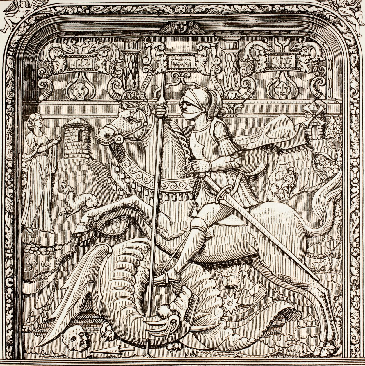 San Giorgio che uccide il drago, da 