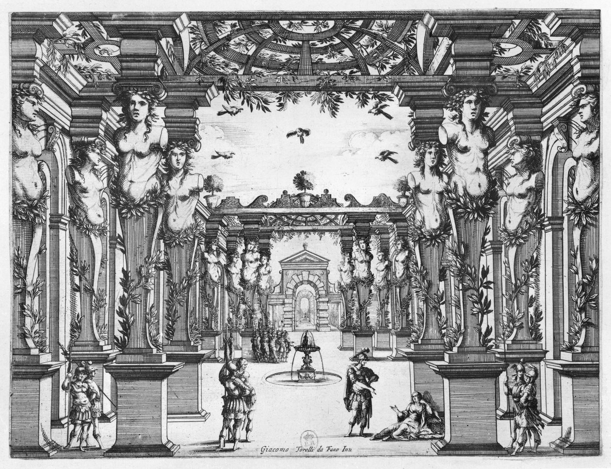 Scenografia di Giacomo Torelli per 