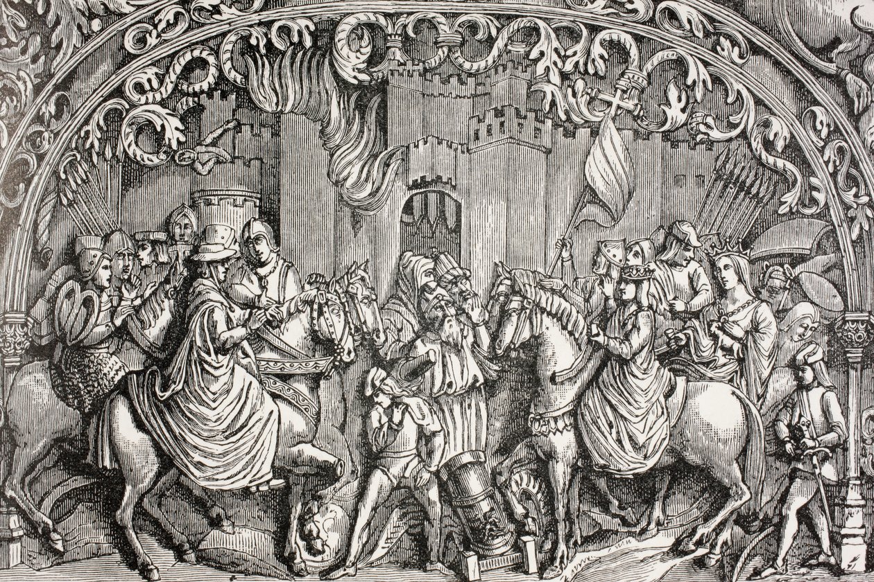 Resa di Montefrio vicino a Granada, Spagna nel 1486, da 
