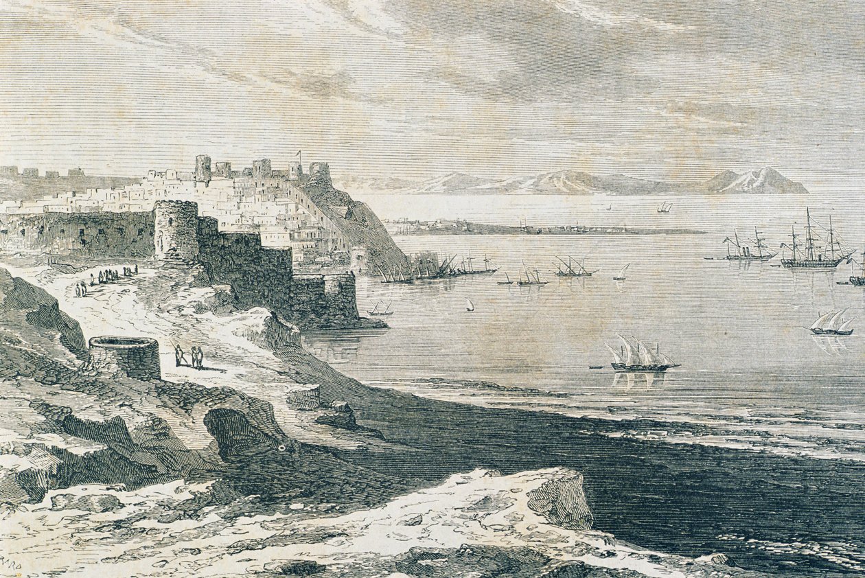 Tangier negli anni 1860 da French School