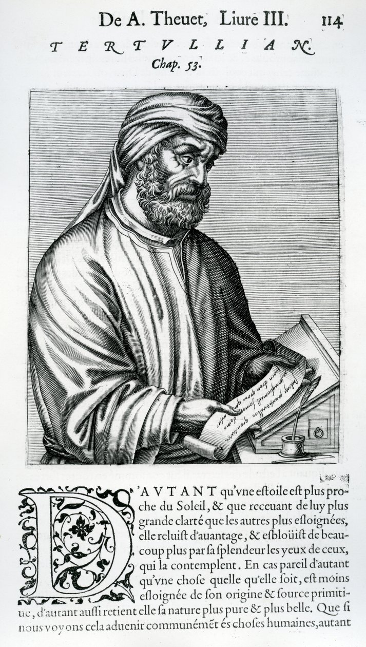 Tertulliano, illustrazione da 