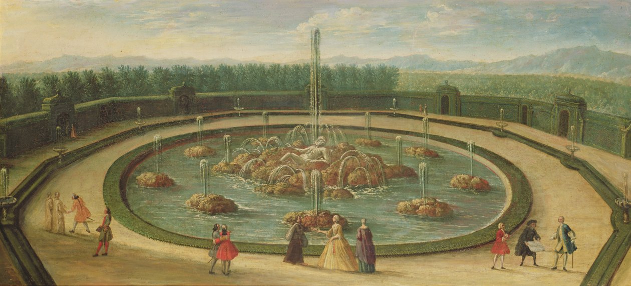 Il Bacino di Encelado a Versailles, inizio XVIII secolo da French School