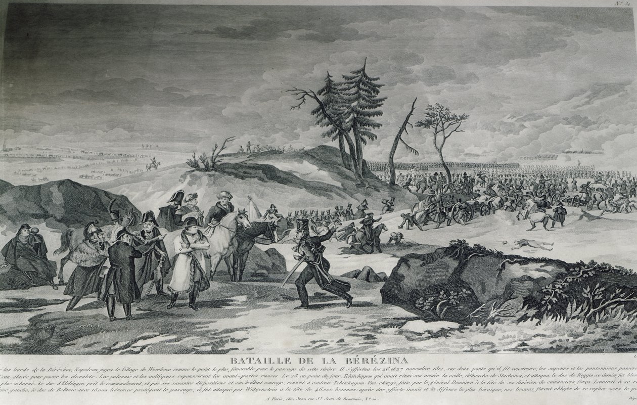 La battaglia della Berezina da French School