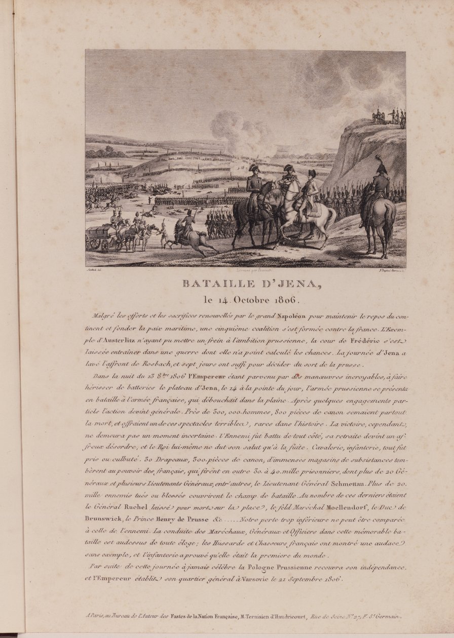 La battaglia di Jena, 14 ottobre 1806 da French School