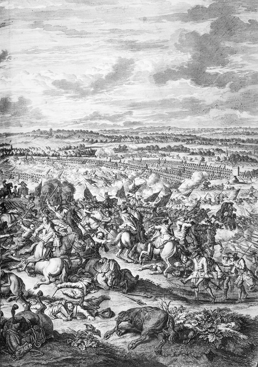La battaglia di Oudenarde, 1708 da French School