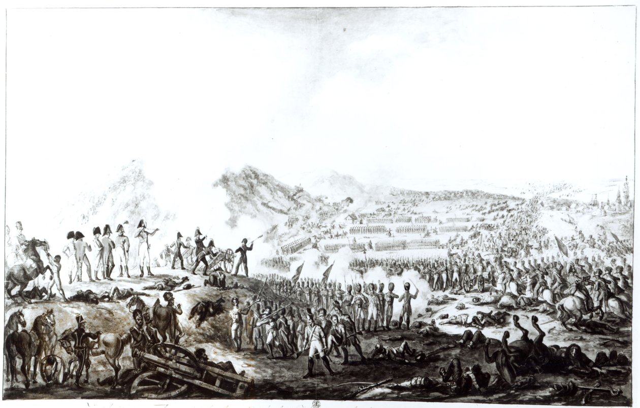La battaglia di Talavera de la Reina tra gli eserciti anglo-spagnoli e francesi, 28 luglio 1809 da French School