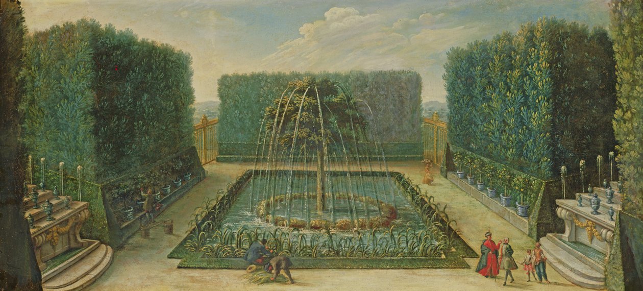 Il Bosquet du Marais, inizio XVIII secolo da French School