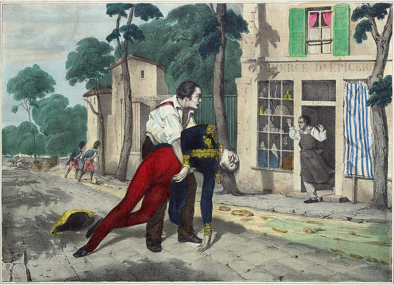 La morte di Ferdinand Philippe Louis (1810-42) duca d