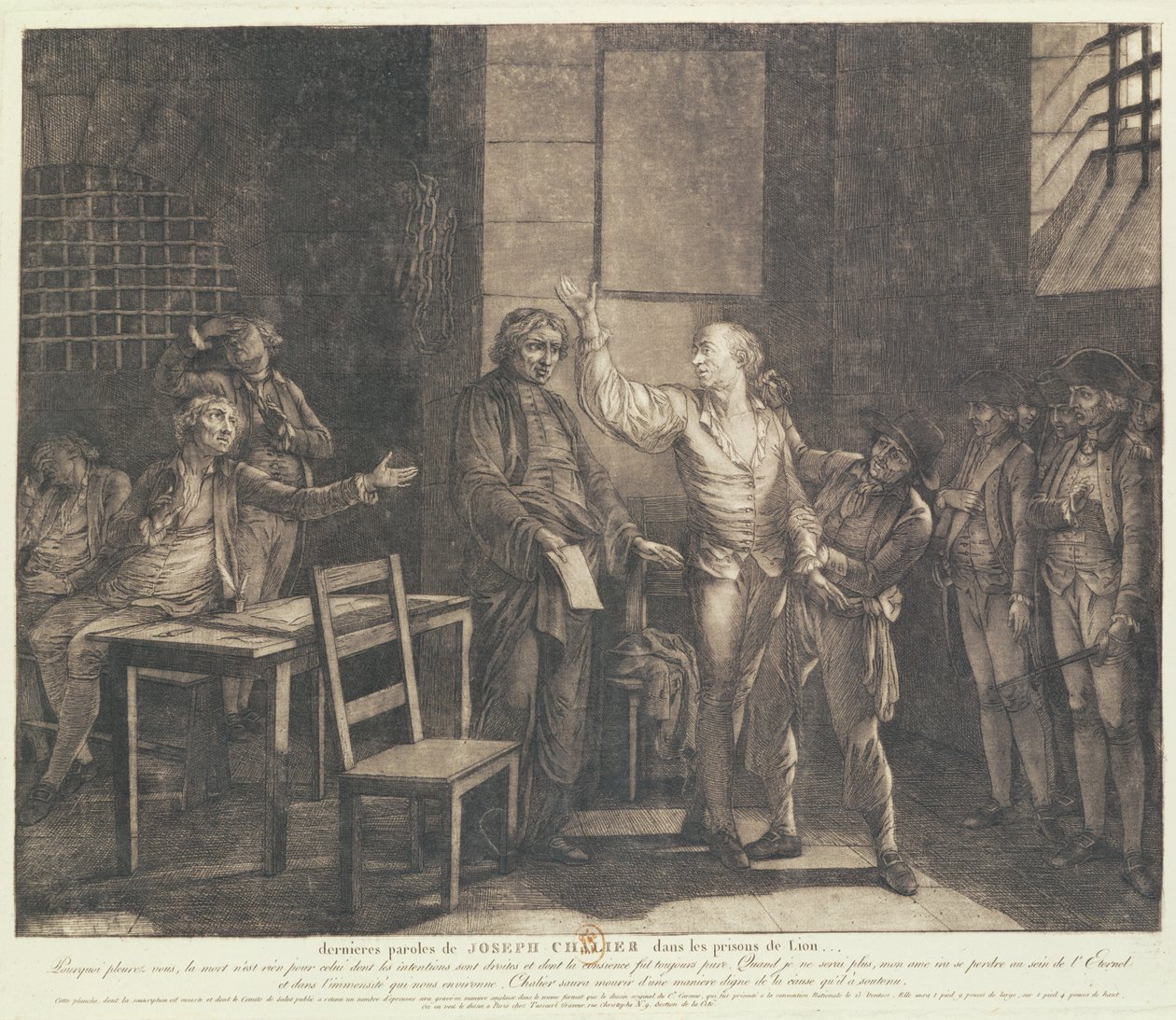 Il Discorso Finale di Joseph Chalier da French School