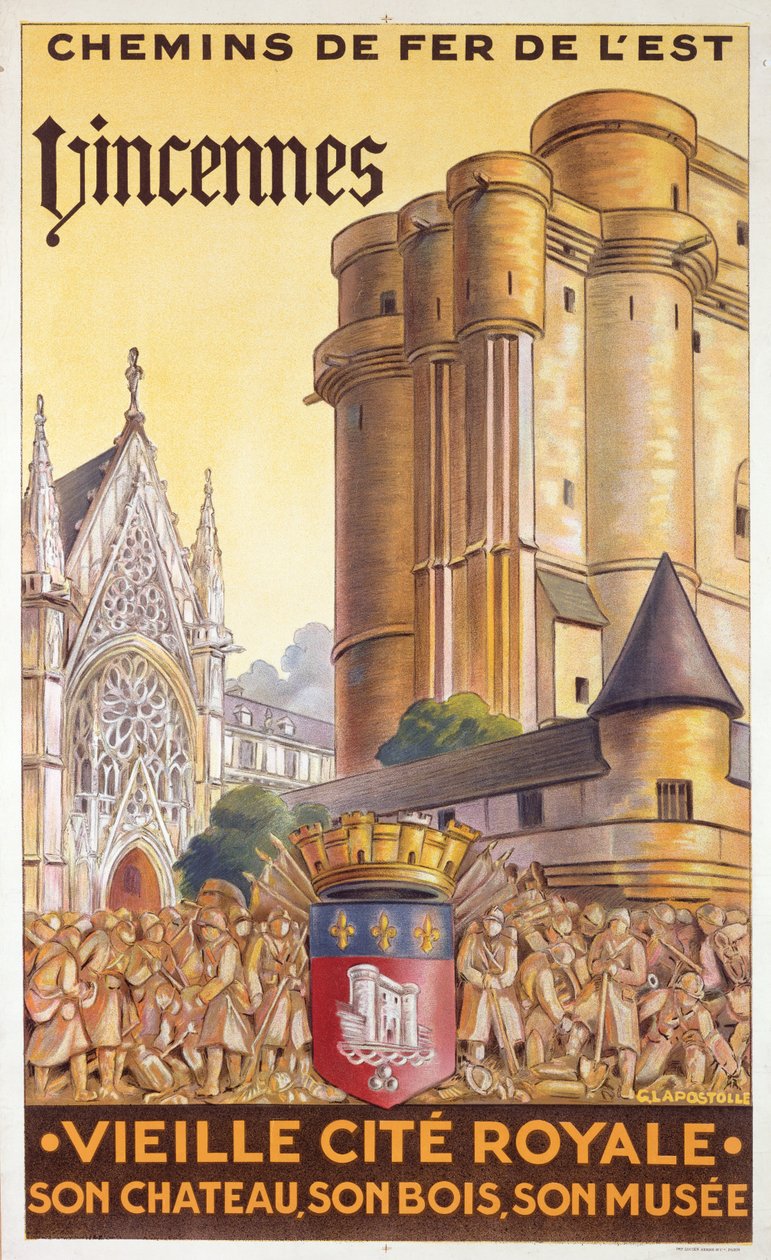Poster di viaggio della Chemin de Fer de l