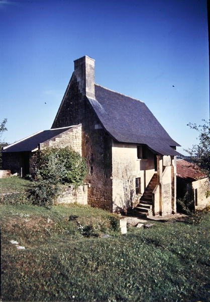 Vista della casa presunta luogo di nascita di François Rabelais da French School