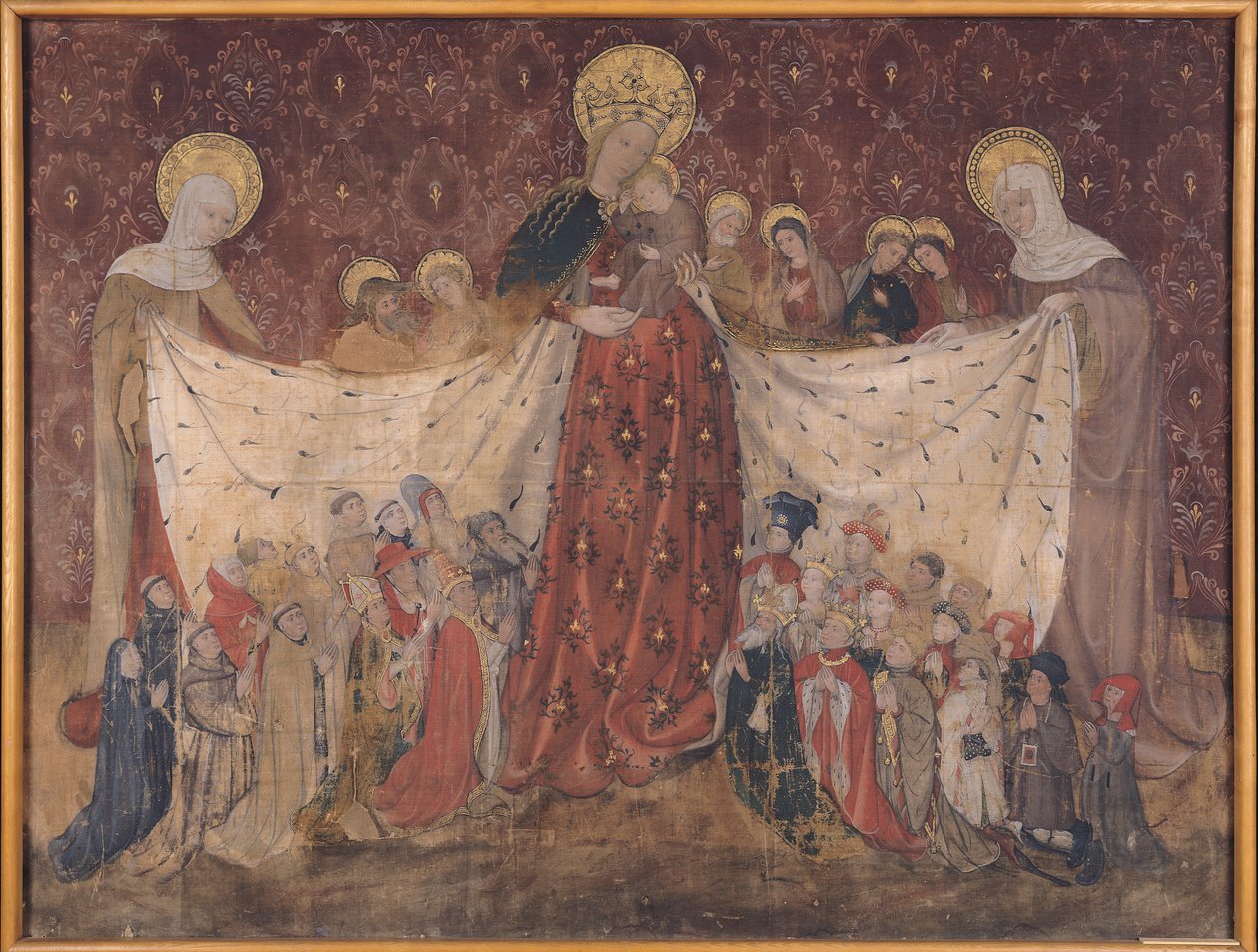Vergine protettrice, c.1417 da French School