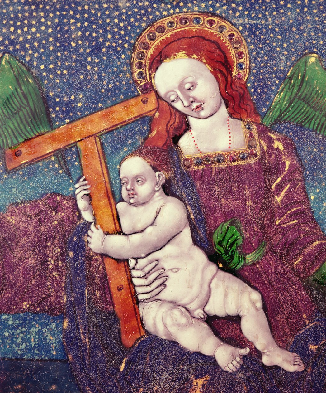 Vergine e Bambino da French School