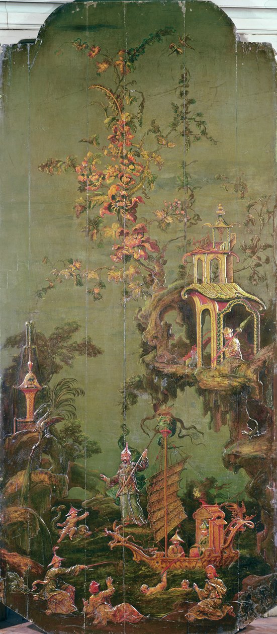 Acqua, da una serie di pannelli che raffigurano i Quattro Elementi, c.1730 da French School