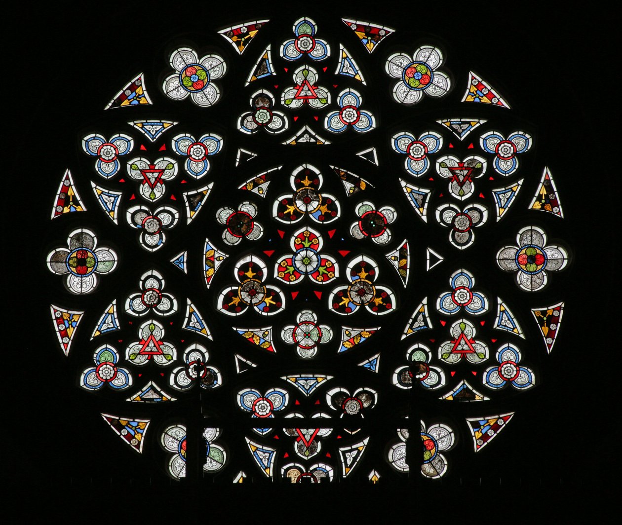 Rosone ovest, XIV-XX secolo da French School