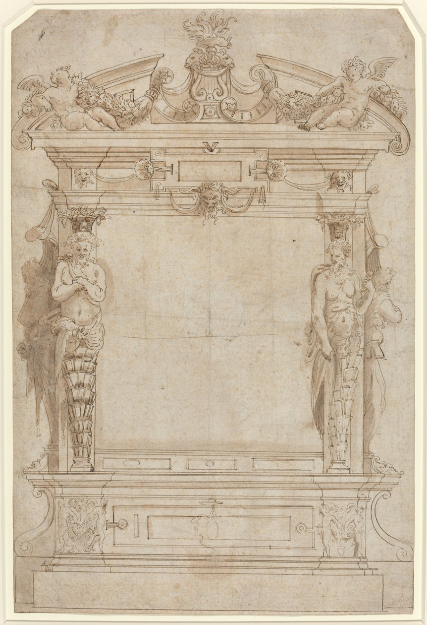 Progetto per una struttura architettonica da French 16th Century