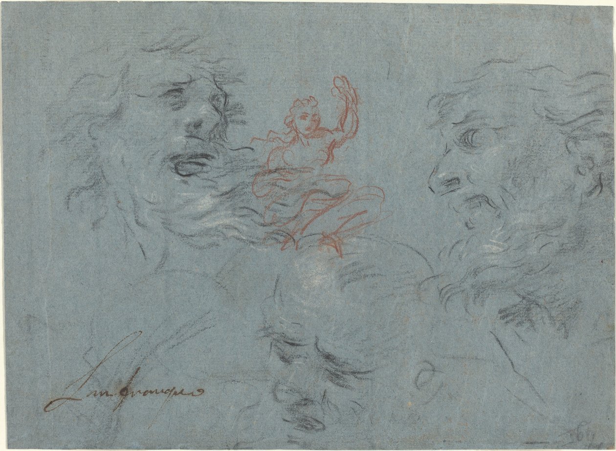 Studio di Teste da French 17th Century