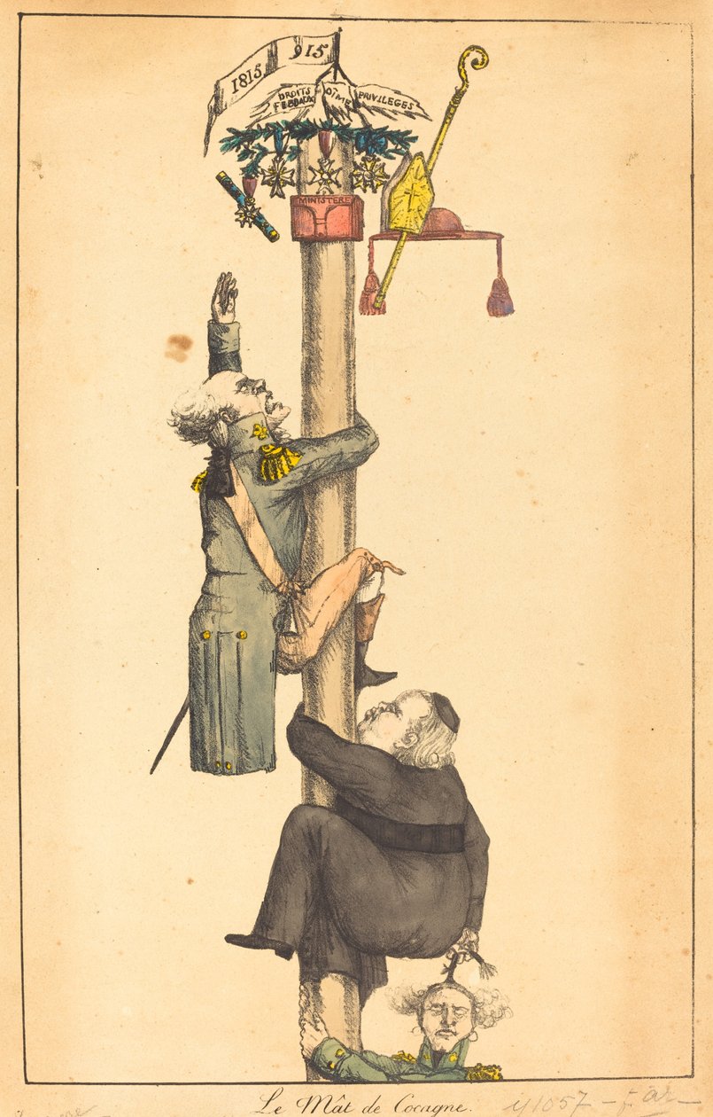 Il palo grasso da French 19th Century