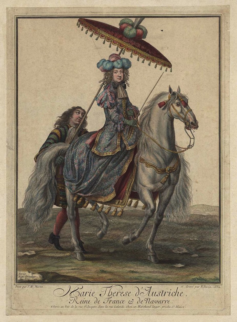 Maria Teresa di Spagna 1638-1683, regina consorte di Francia e Navarra, 1682 da French Master