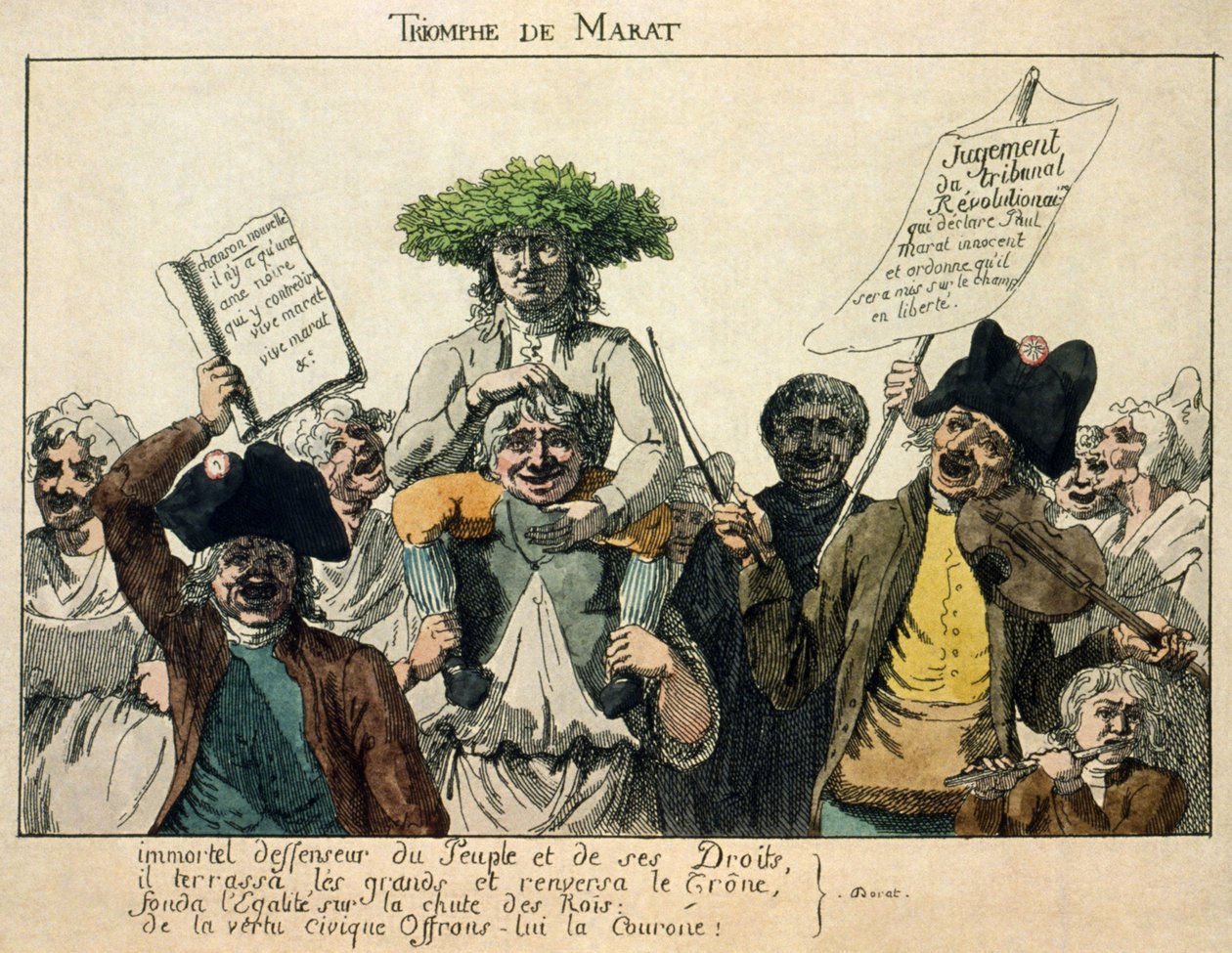 Il trionfo di Marat, 1793 da French Master
