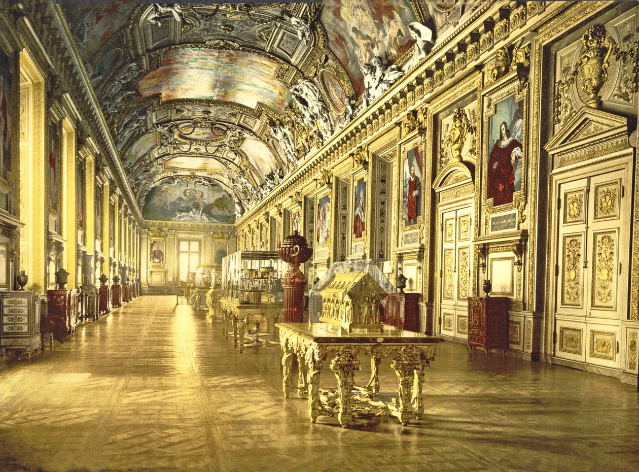 Una galleria del Louvre, Parigi da French Photographer