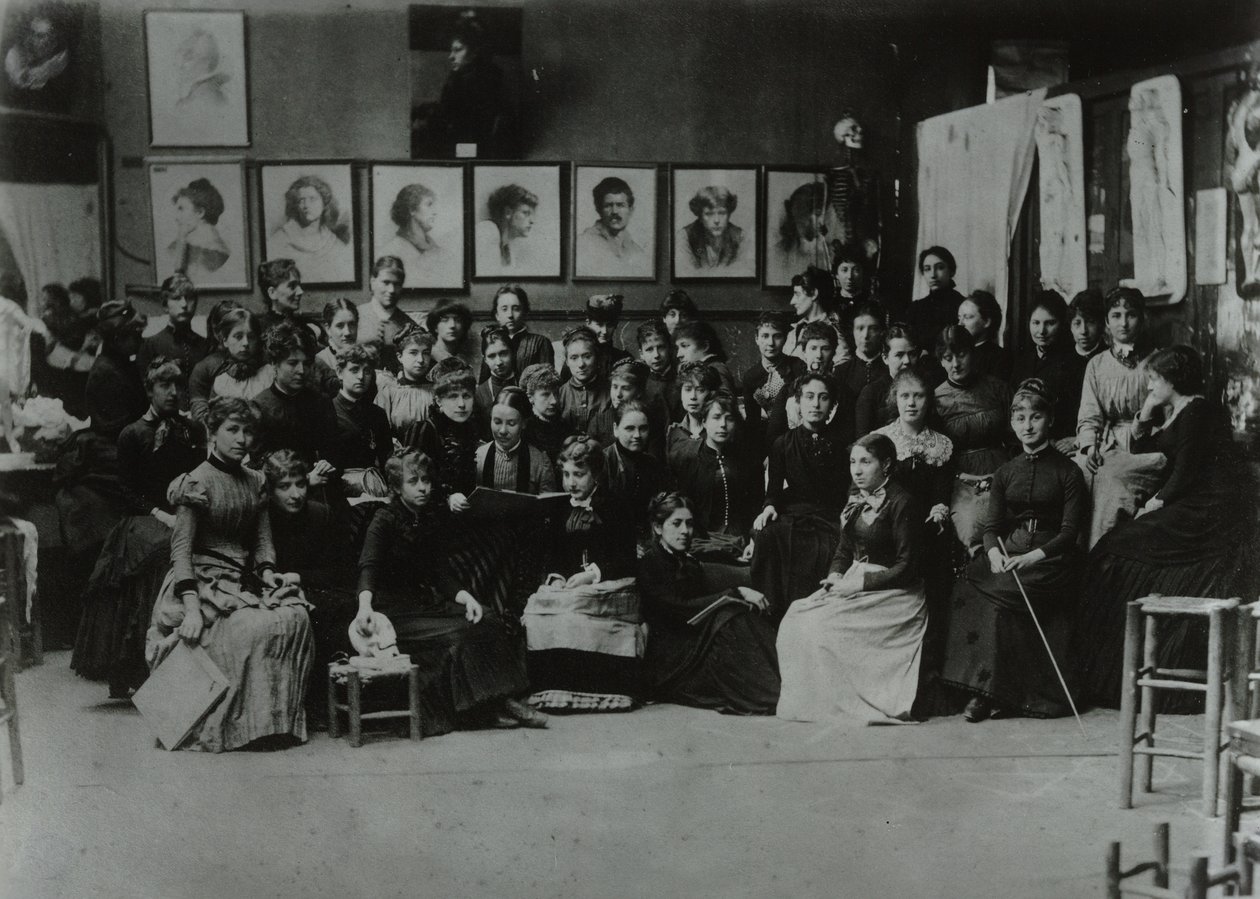Académie Julian, Parigi, gruppo di studenti d
