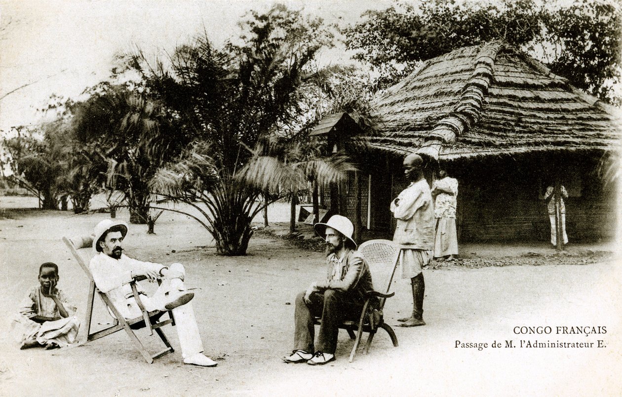 Brazzaville (Africa Equatoriale Francese - A.E.F.) Congo francese: passaggio del Sig. L