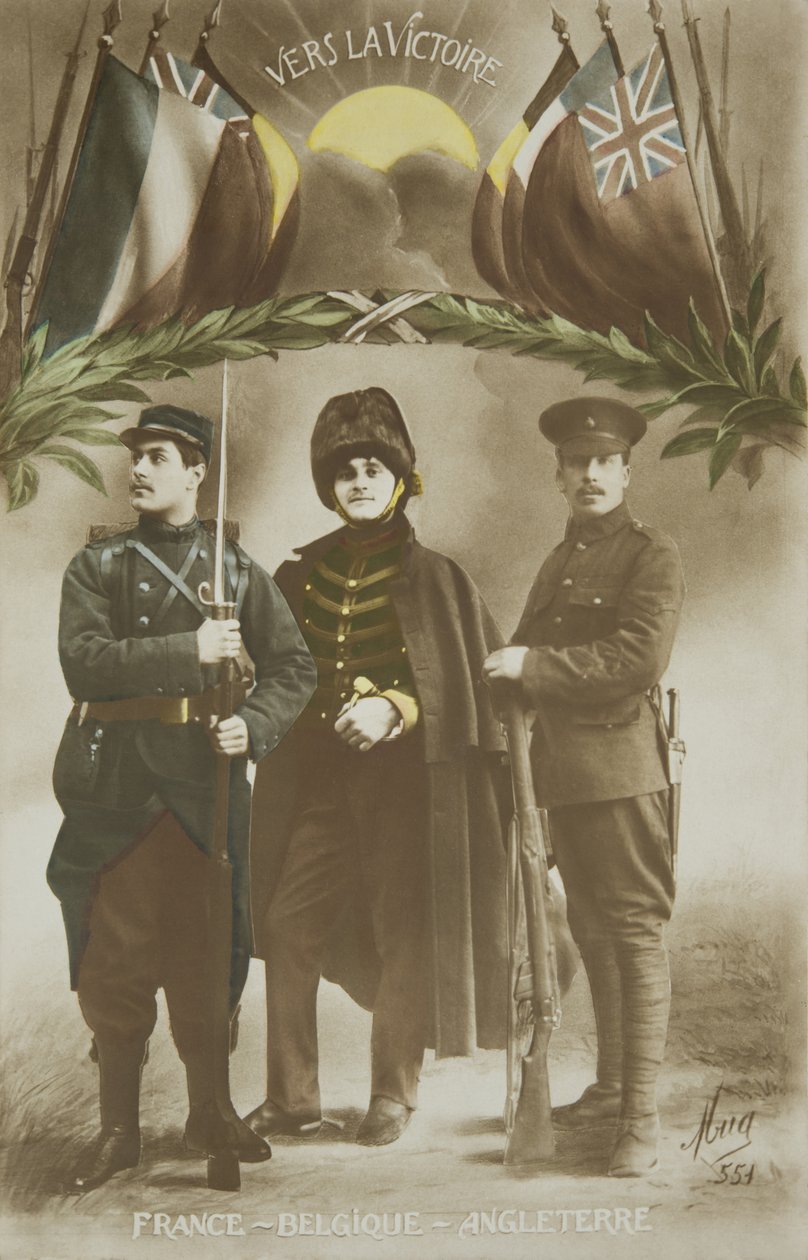 Prima Guerra Mondiale, alleanza Francia - Belgio - Inghilterra da French Photographer
