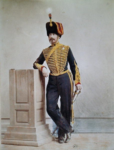 Soldato francese al tempo del Secondo Impero da French Photographer