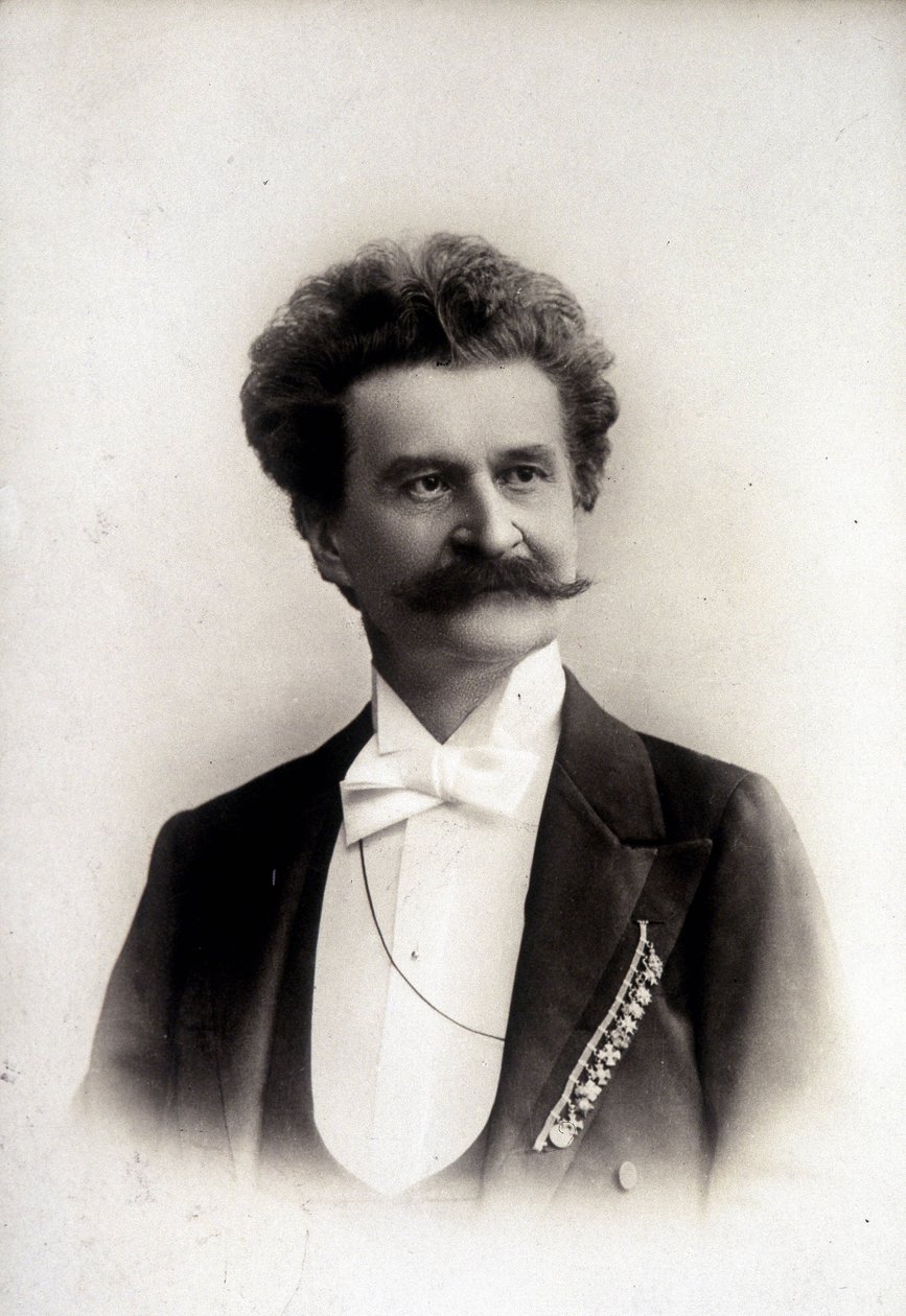 Johann II Strauss figlio (1825-1899), compositore austriaco da French Photographer