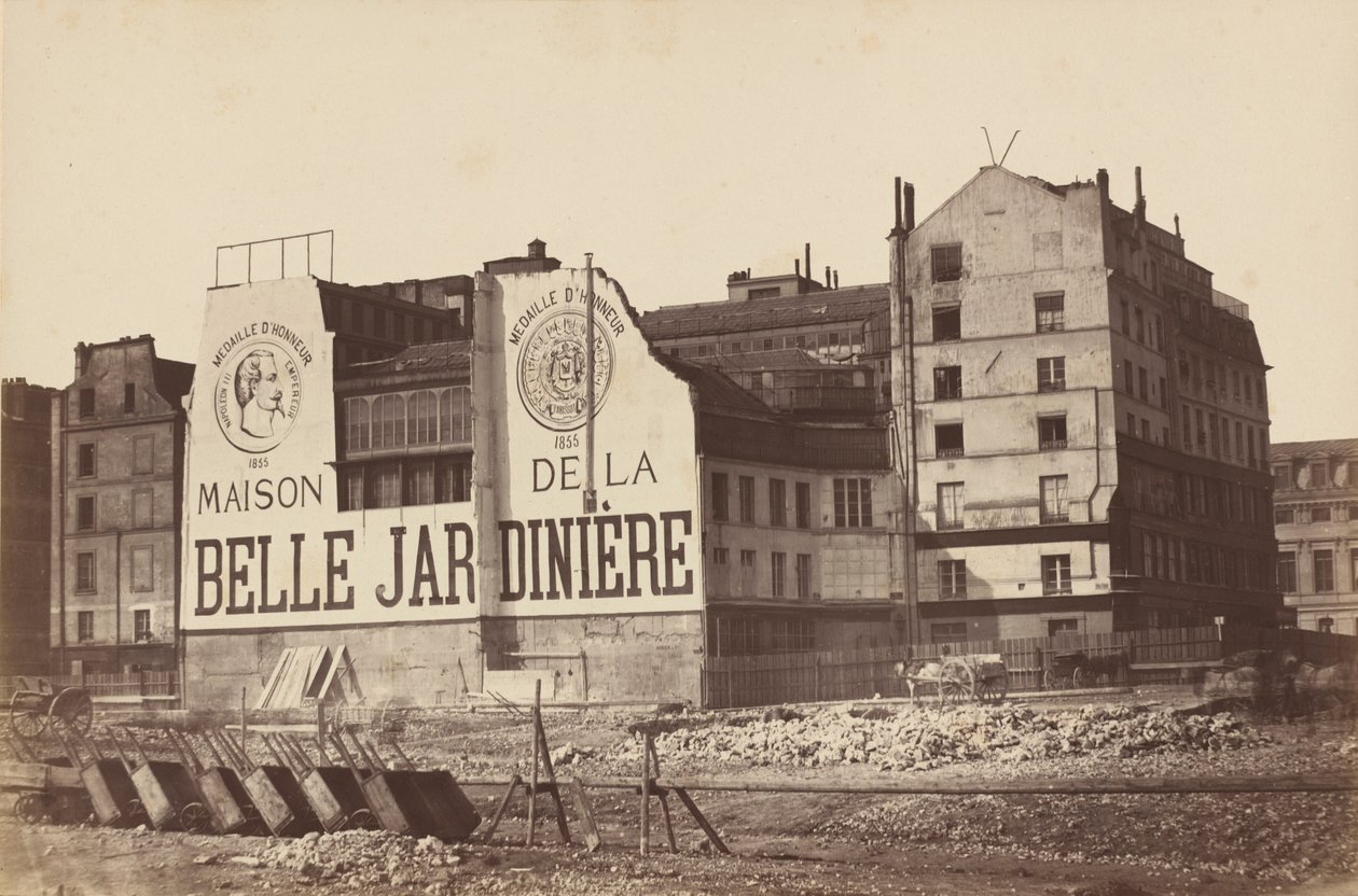 Maison de la Belle Jardinière, 1866 o 1867 (foto) da French Photographer