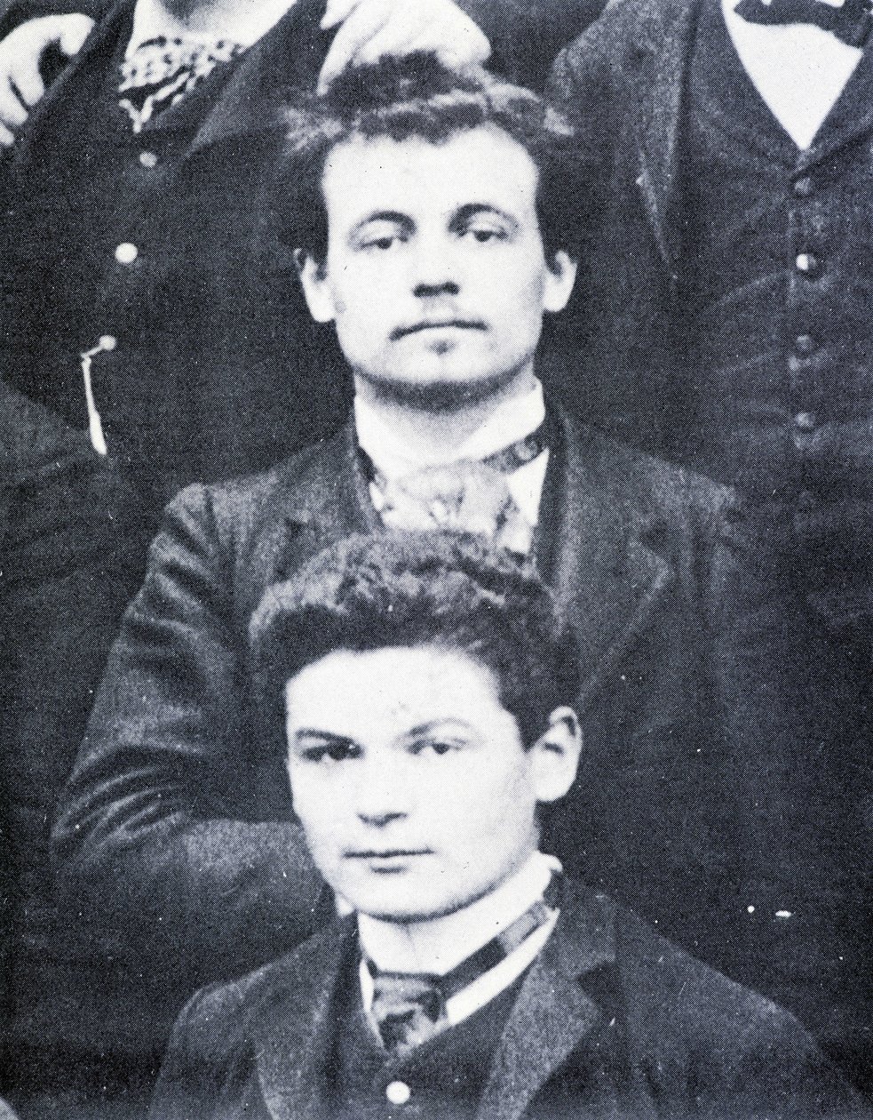 Ritratto: Alfred Jarry (1873-1907) e Fargue (1876-1947) al Lycée Henri IV, Parigi da French Photographer