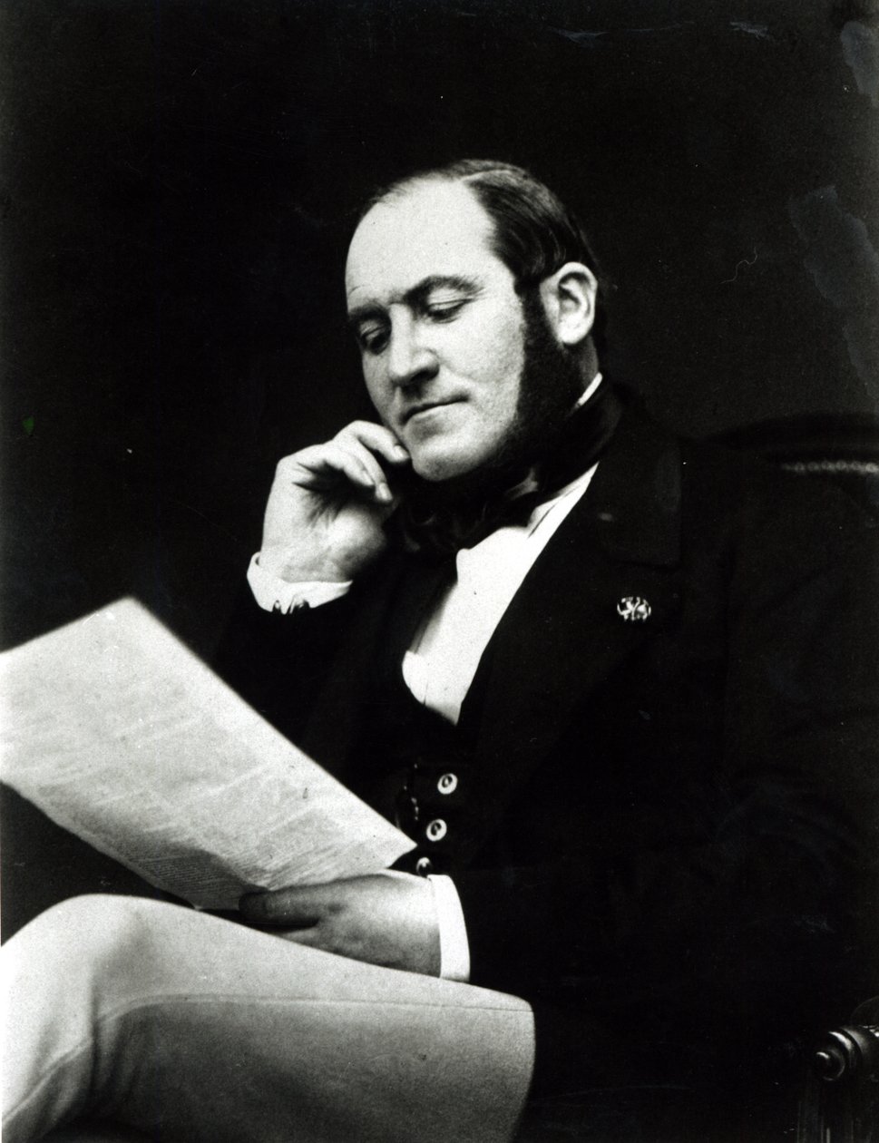 Ritratto del Barone Georges Eugene Haussmann (1809-91), XIX secolo da French Photographer