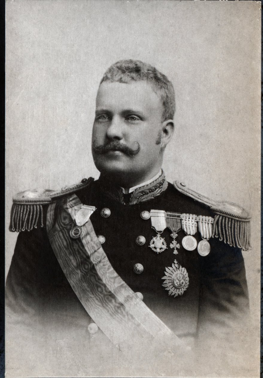 Ritratto di Carlo I di Portogallo (1863-1908), Re del Portogallo da French Photographer
