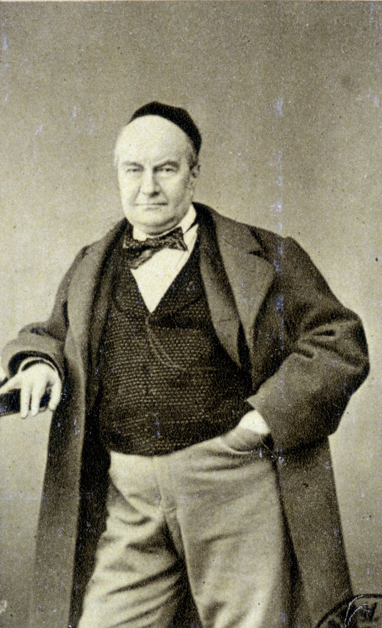 Ritratto di Charles Augustin Sainte Beuve (1804 - 1869) (Sainte-Beuve), scrittore, giornalista e critico letterario da French Photographer