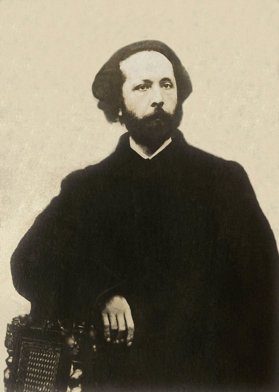 Ritratto di Edouard Lalo (1823-1892), compositore francese. Fotografia, fine XIX secolo, Parigi. da French Photographer