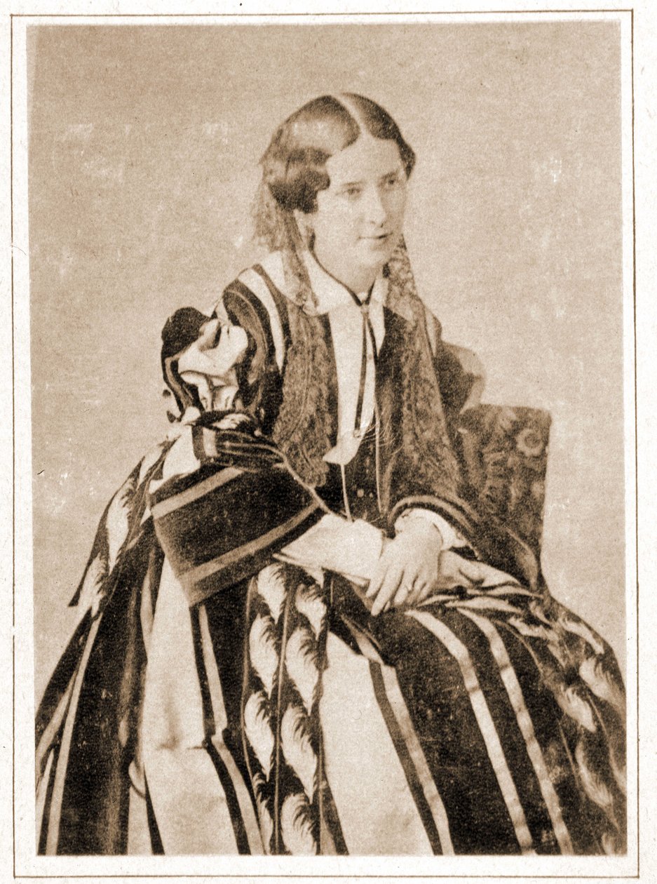 Ritratto di Elisabeth Felix detta Mademoiselle Rachel nel 1851, tragedienne francese (1821 - 1858) da French Photographer
