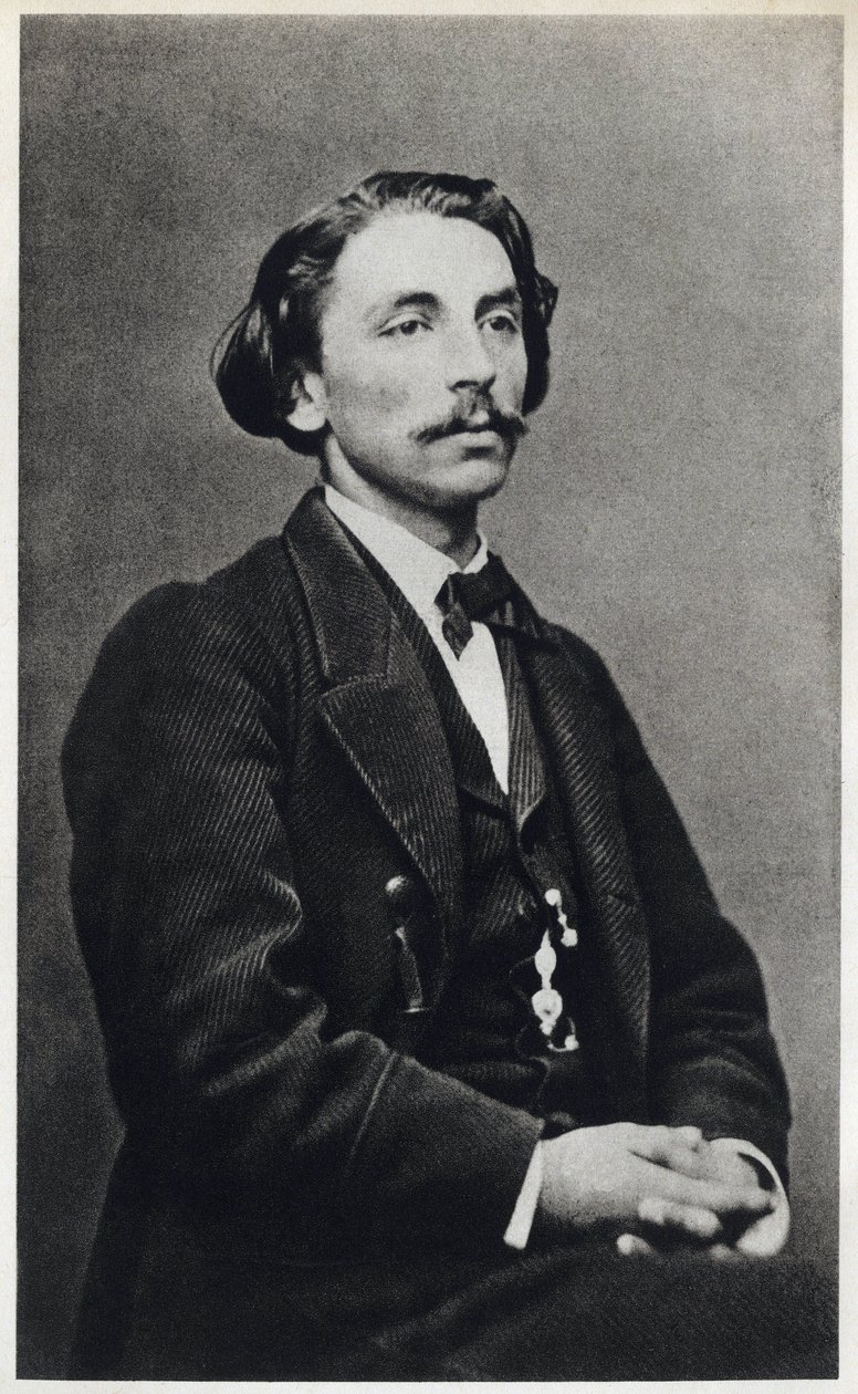 Ritratto di Etienne Mallarmé detto Stéphane Mallarmé (1842-1898) nel 1862, poeta francese da French Photographer
