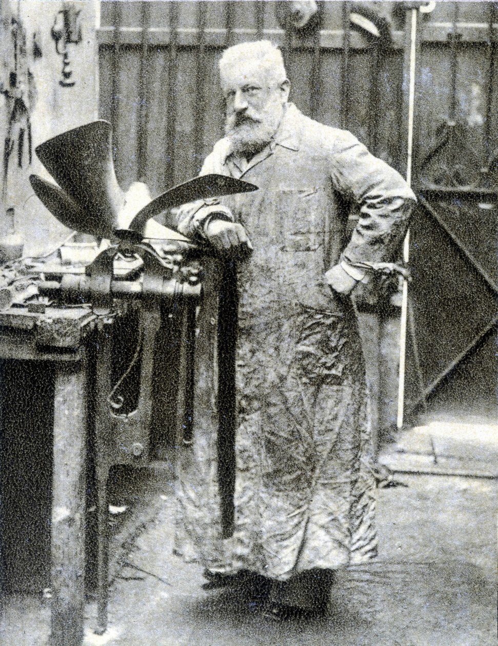 Ritratto di Fernand Forest (1851 - 1914), inventore francese (motore, parti auto...) - fotografia da French Photographer