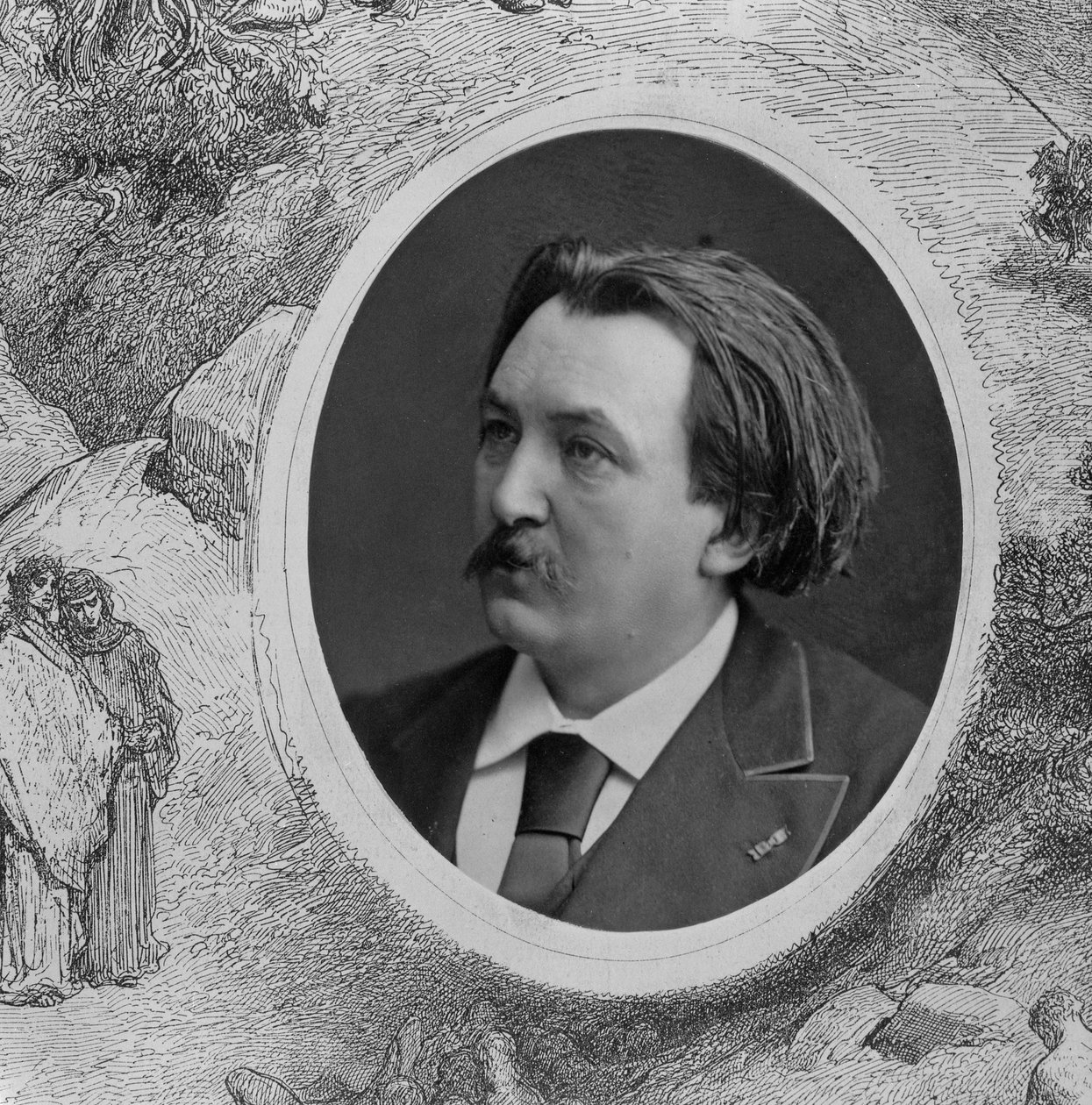 Ritratto di Gustave Doré (dettaglio) da French Photographer