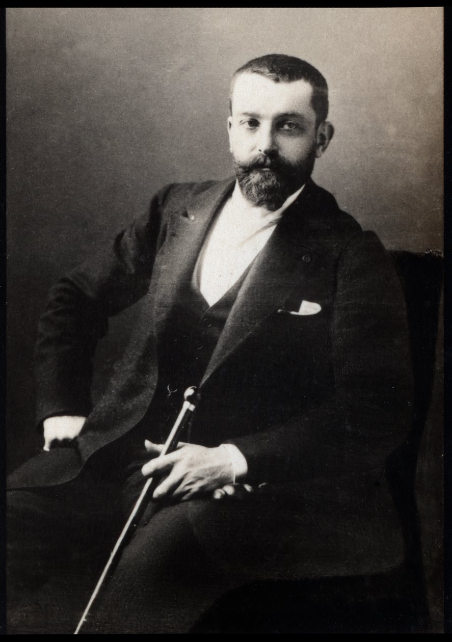 Ritratto di Henri Gervex (1852-1929), pittore francese da French Photographer