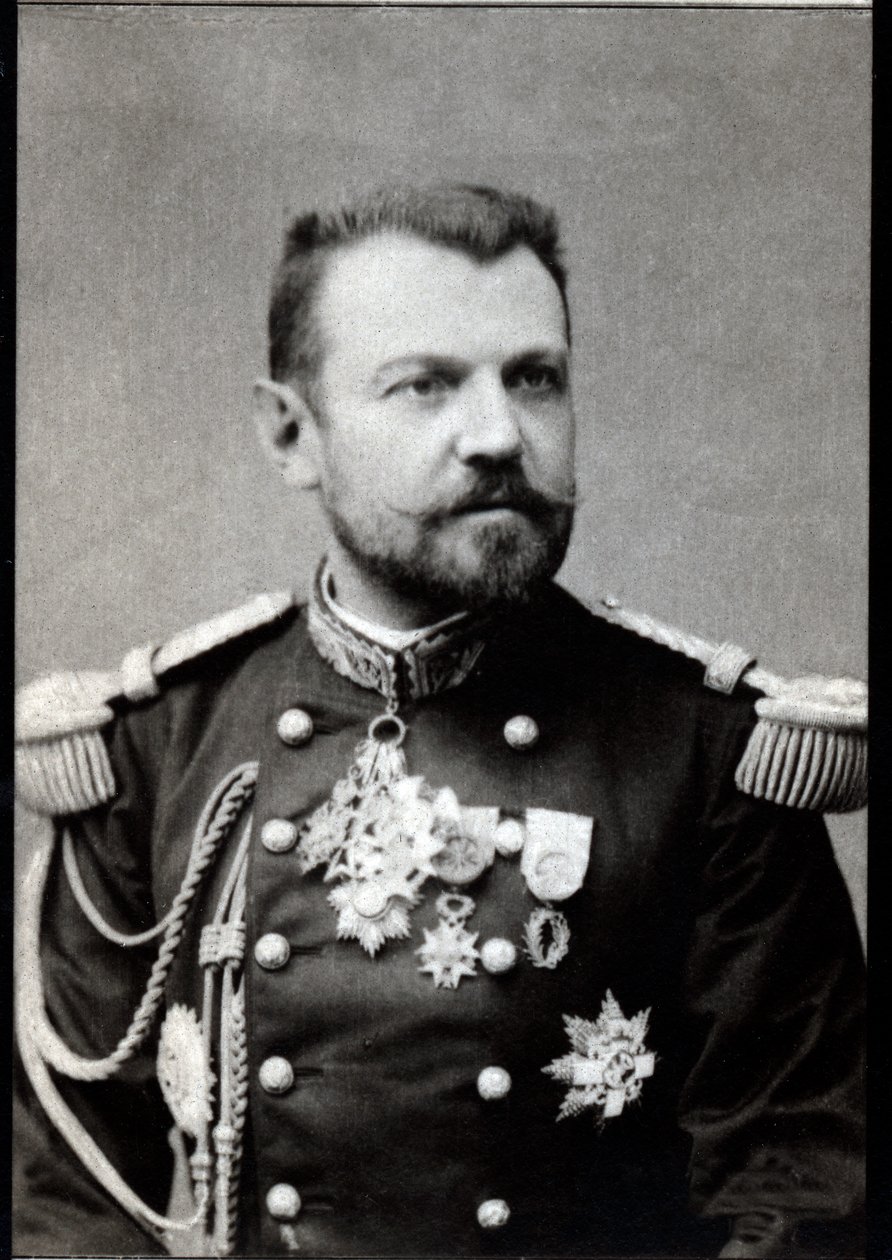 Ritratto di Henri Joseph Brugere (1841-1918), generale francese da French Photographer