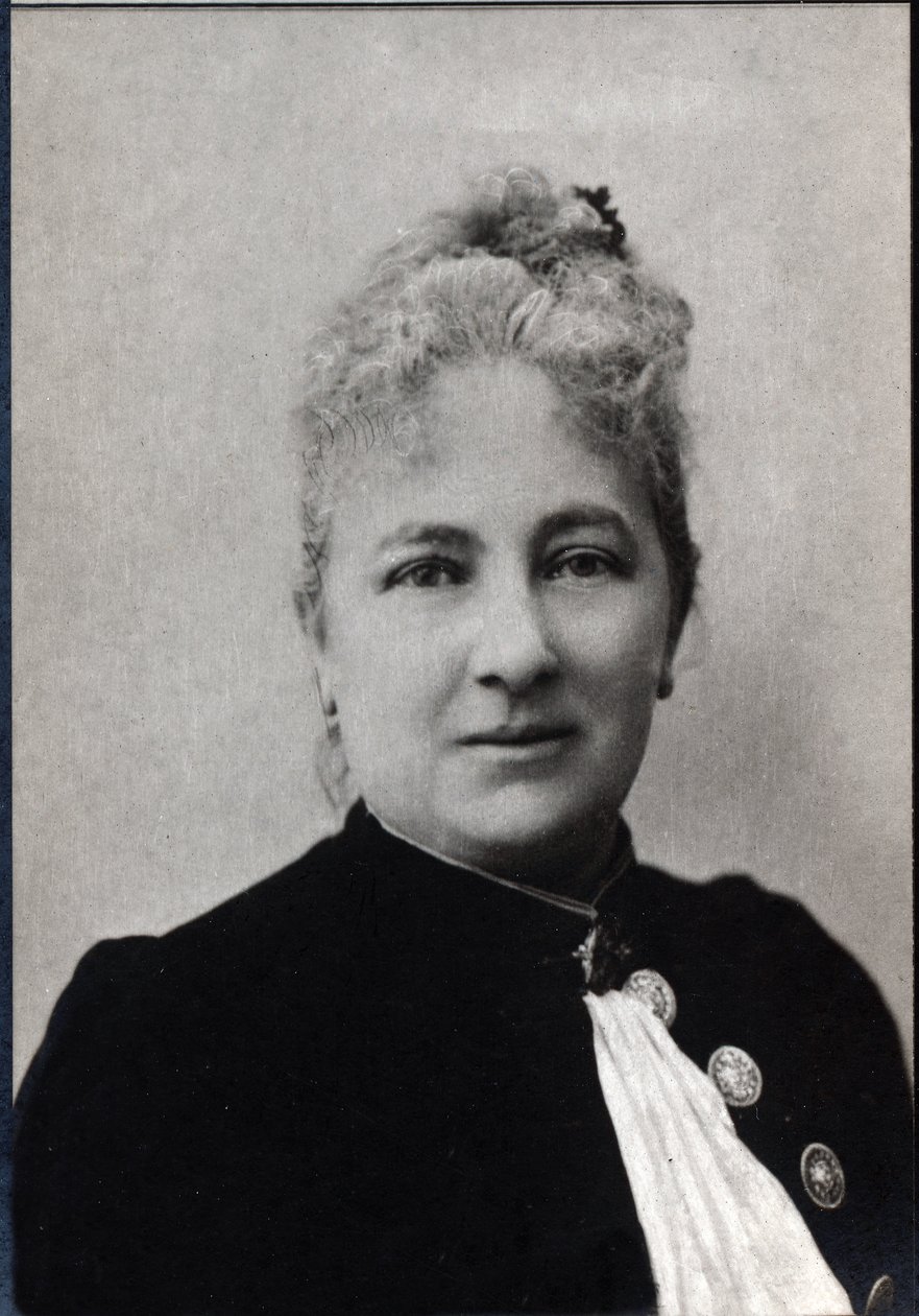Ritratto di Juliette Adam (1836-1936), scrittrice e femminista francese da French Photographer