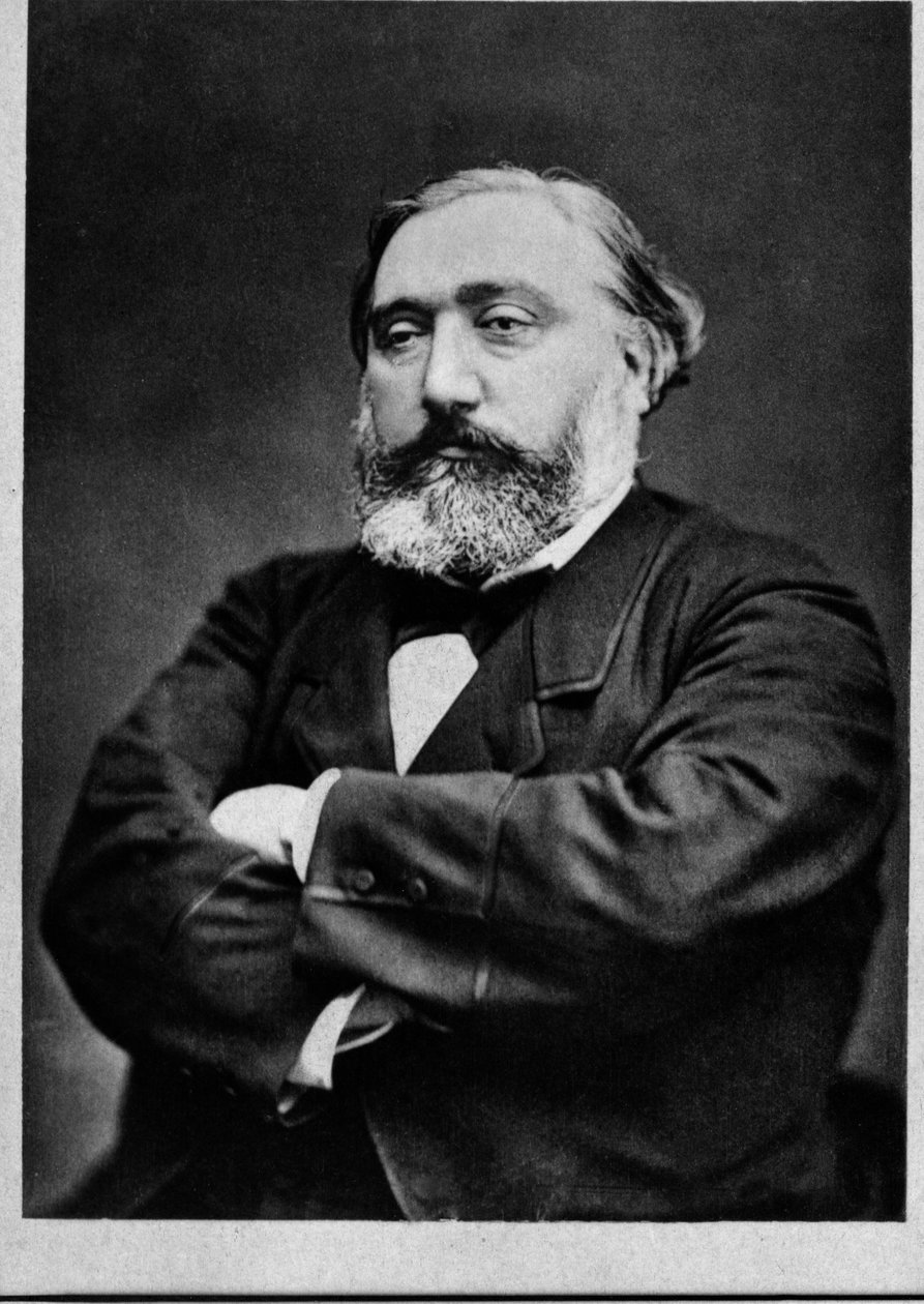 Ritratto di Leon Gambetta (1838-1882), statista francese da French Photographer