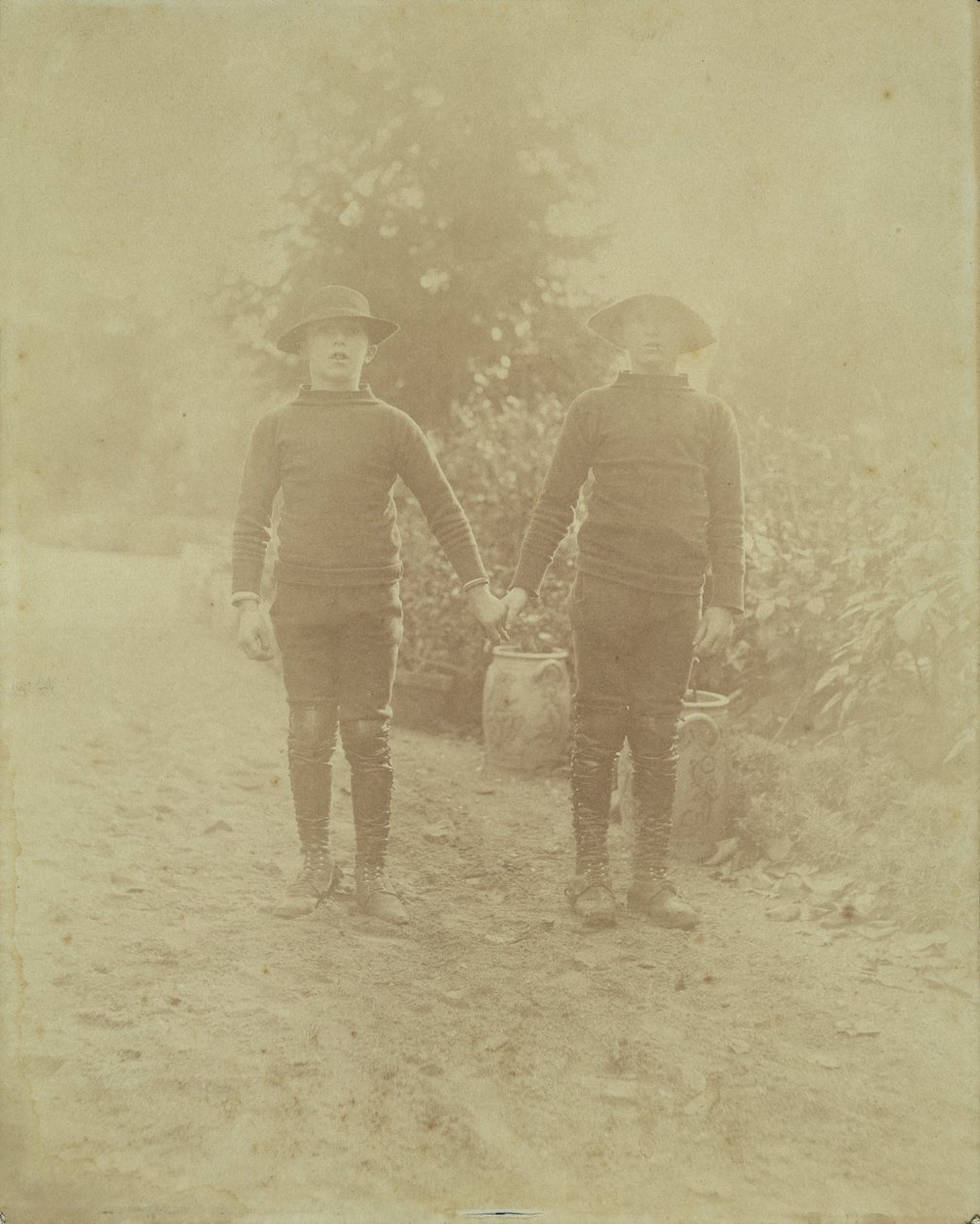 Ritratto di Michel Monet e Jean-Pierre Hoschede da French Photographer