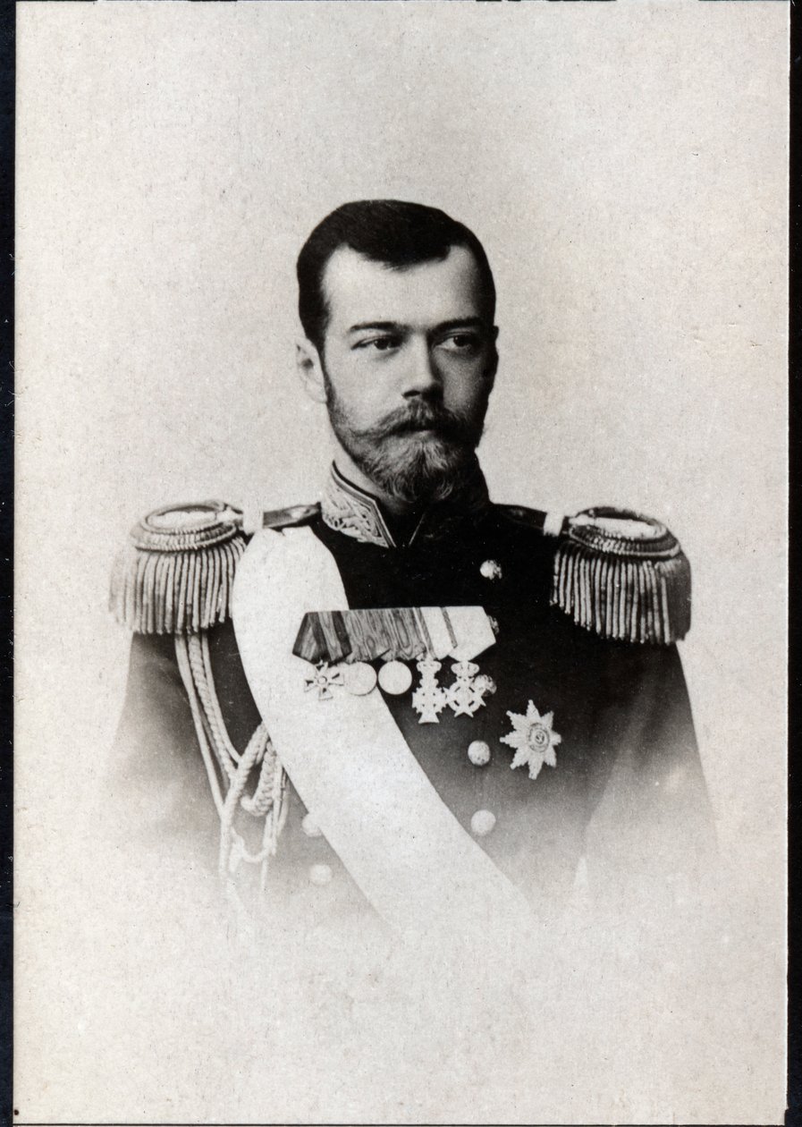 Ritratto di Nicola II di Russia (1868-1918), Imperatore di Russia da French Photographer