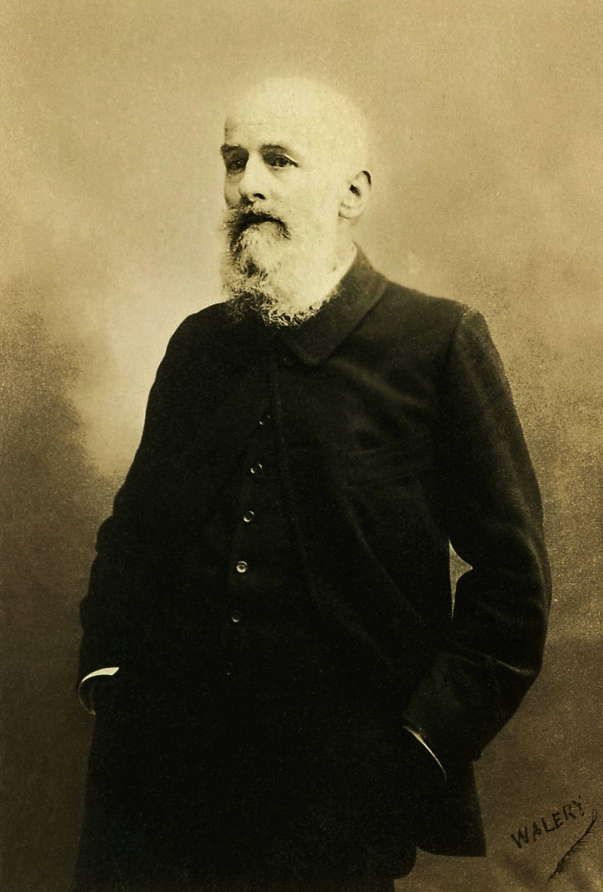 Ritratto di Paul Albert Bartholome (1848-1928), pittore e scultore francese da French Photographer