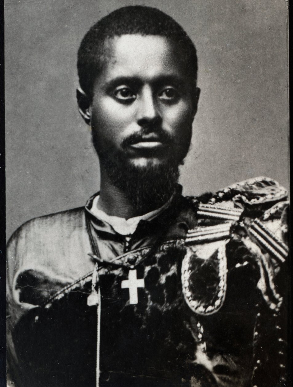 Ritratto di Ras Makonnen (1852-1906), generale e governatore della provincia di Harar in Etiopia da French Photographer